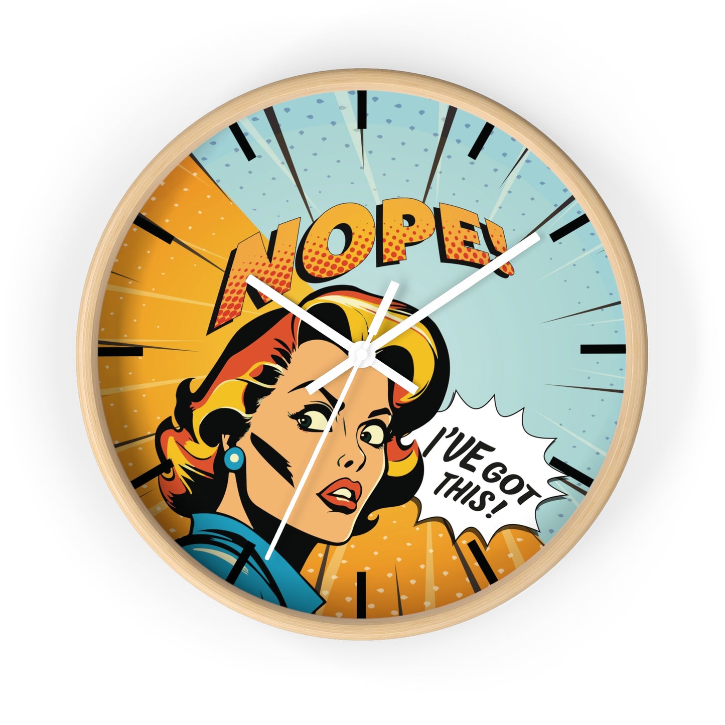 I've got this! - Wall Clock - vrmediadecor.vrmedia.com.au