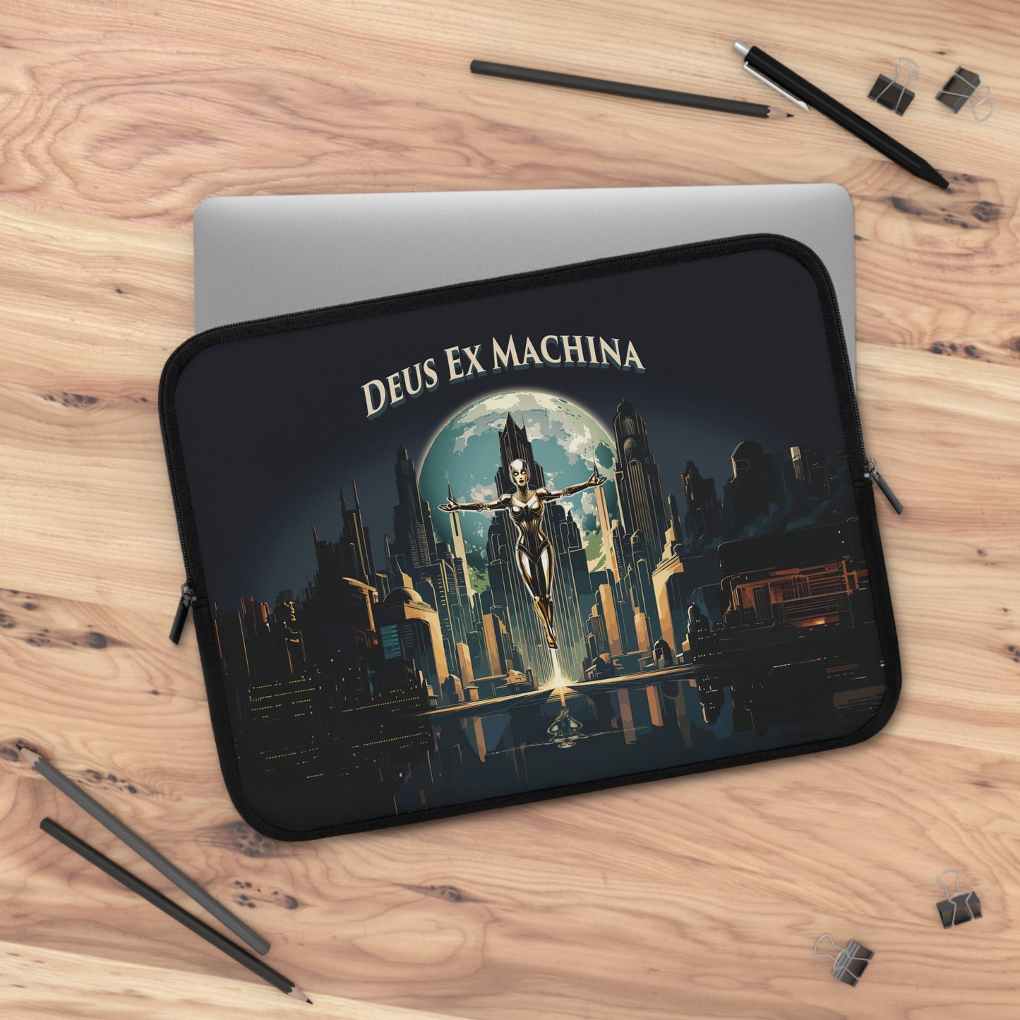 Deus Ex Machina Laptop Sleeve - vrmediadecor.vrmedia.com.au