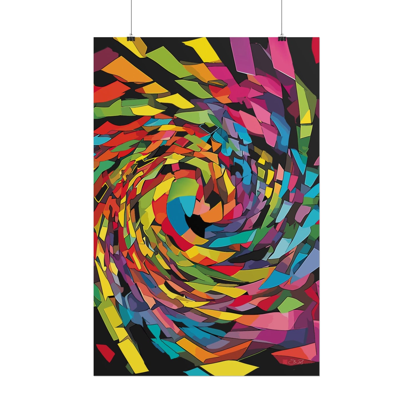 Primary Wave - Abstract Art Rolled Poster