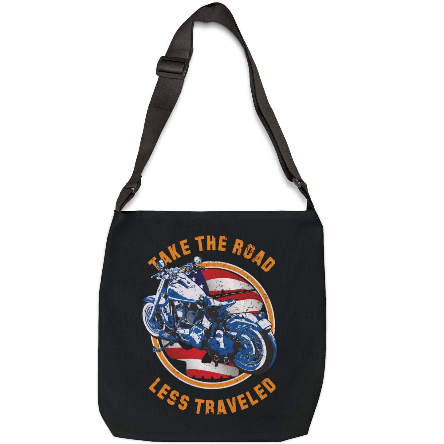 Take the Road Less Traveled Adjustable Tote Bag