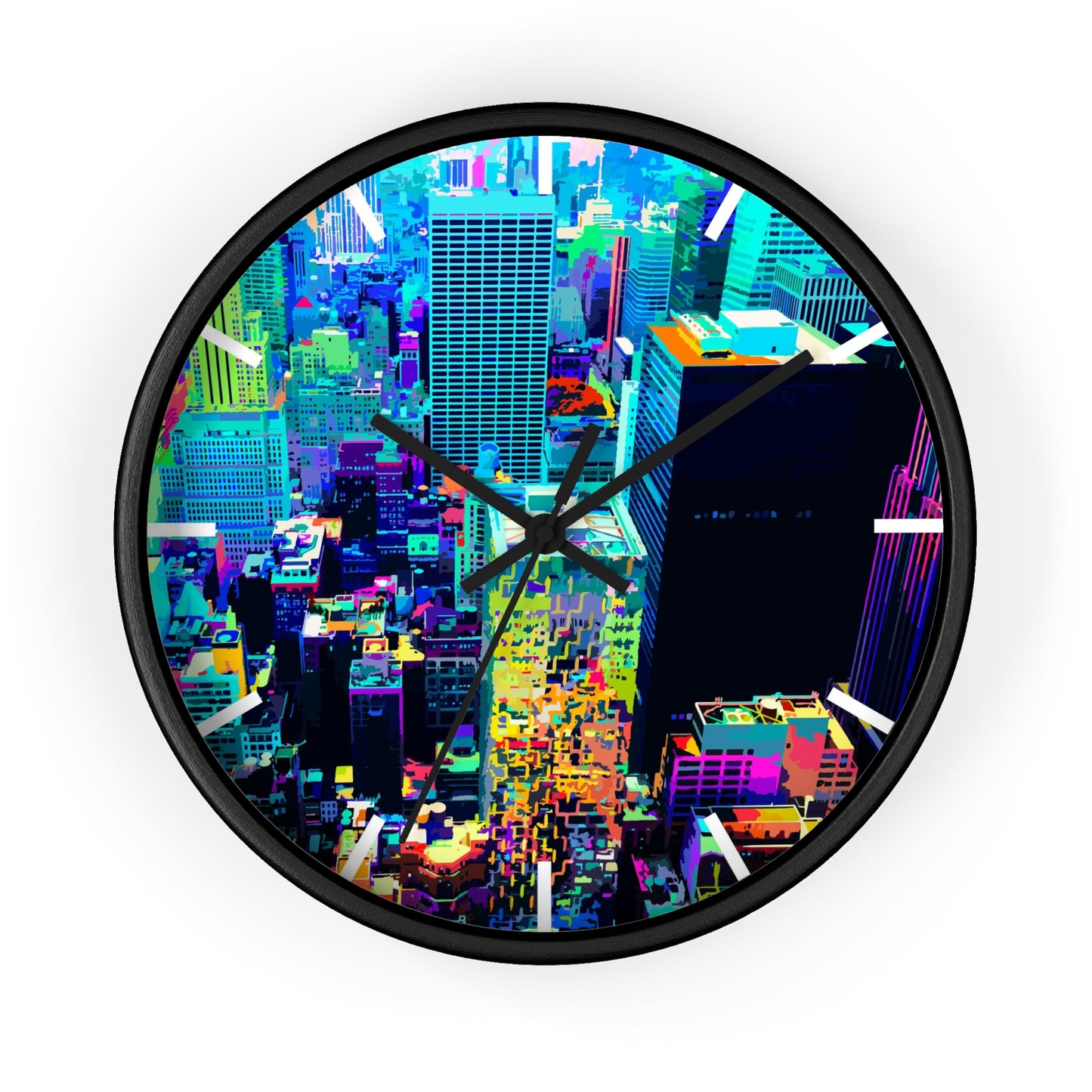 Manhattan Wall Clock - vrmediadecor.vrmedia.com.au