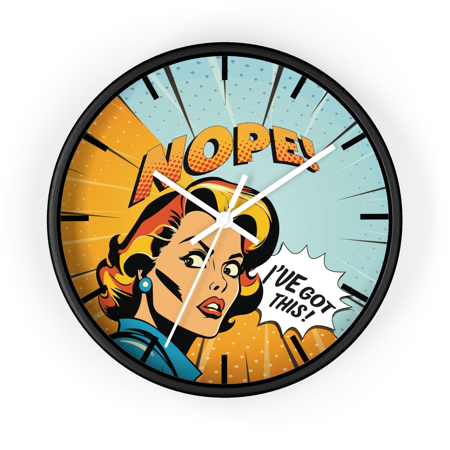I've got this! - Wall Clock - vrmediadecor.vrmedia.com.au