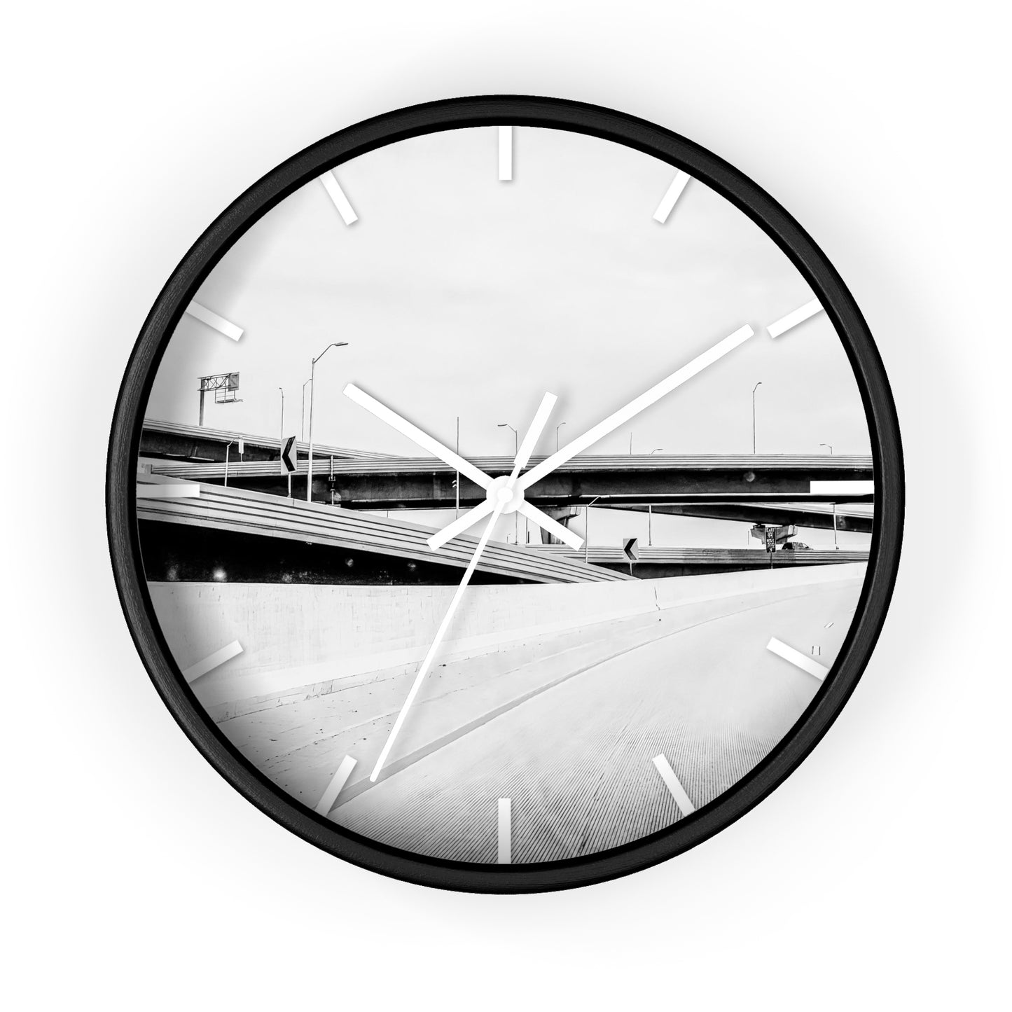 Life is a black and white Wall Clock - vrmediadecor.vrmedia.com.au