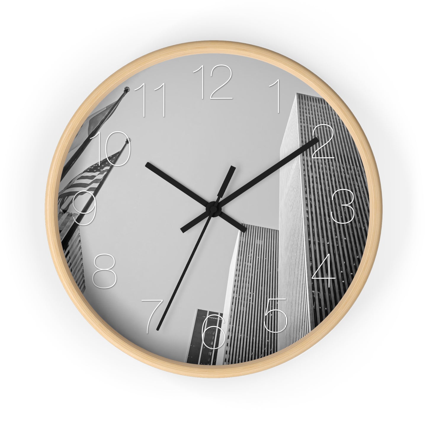Avenue of the Americas Wall Clock - vrmediadecor.vrmedia.com.au