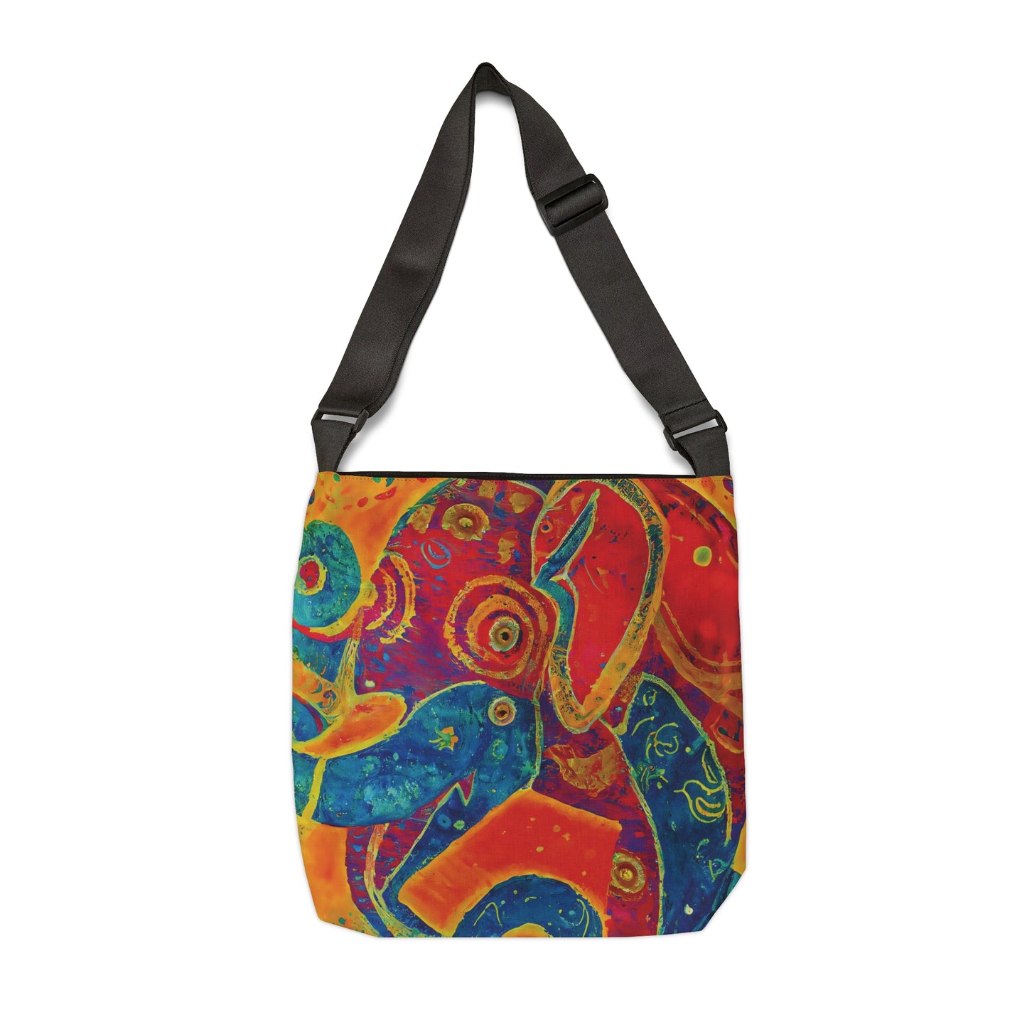 Elephant Regalia Adjustable Tote Bag