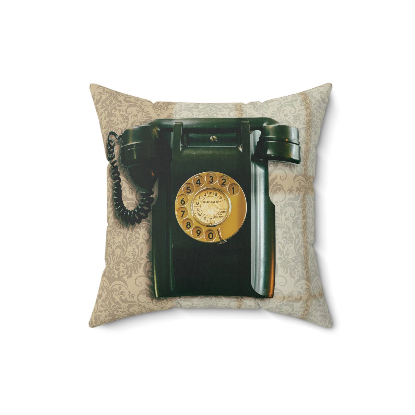 Echoes of Nostalgia Spun Polyester Square Pillow