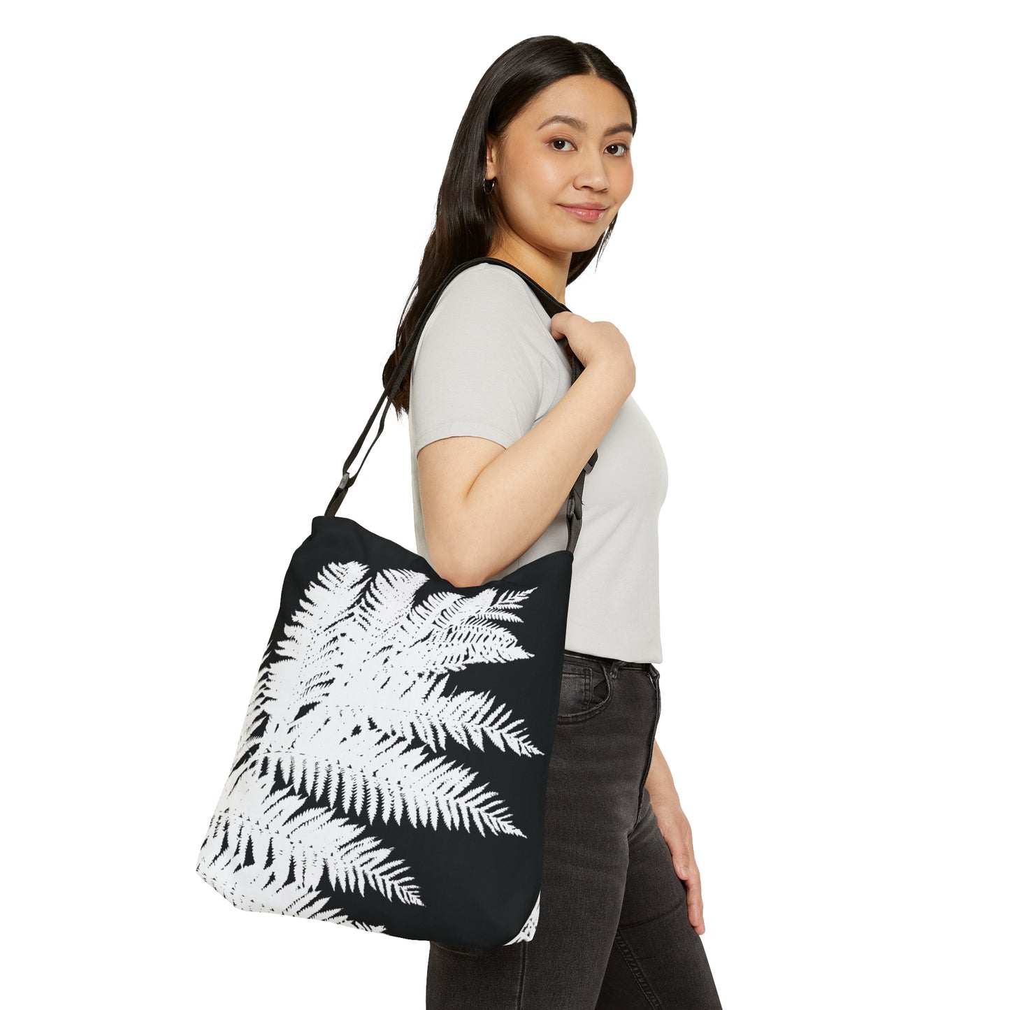 Tree Fern Adjustable Tote Bag