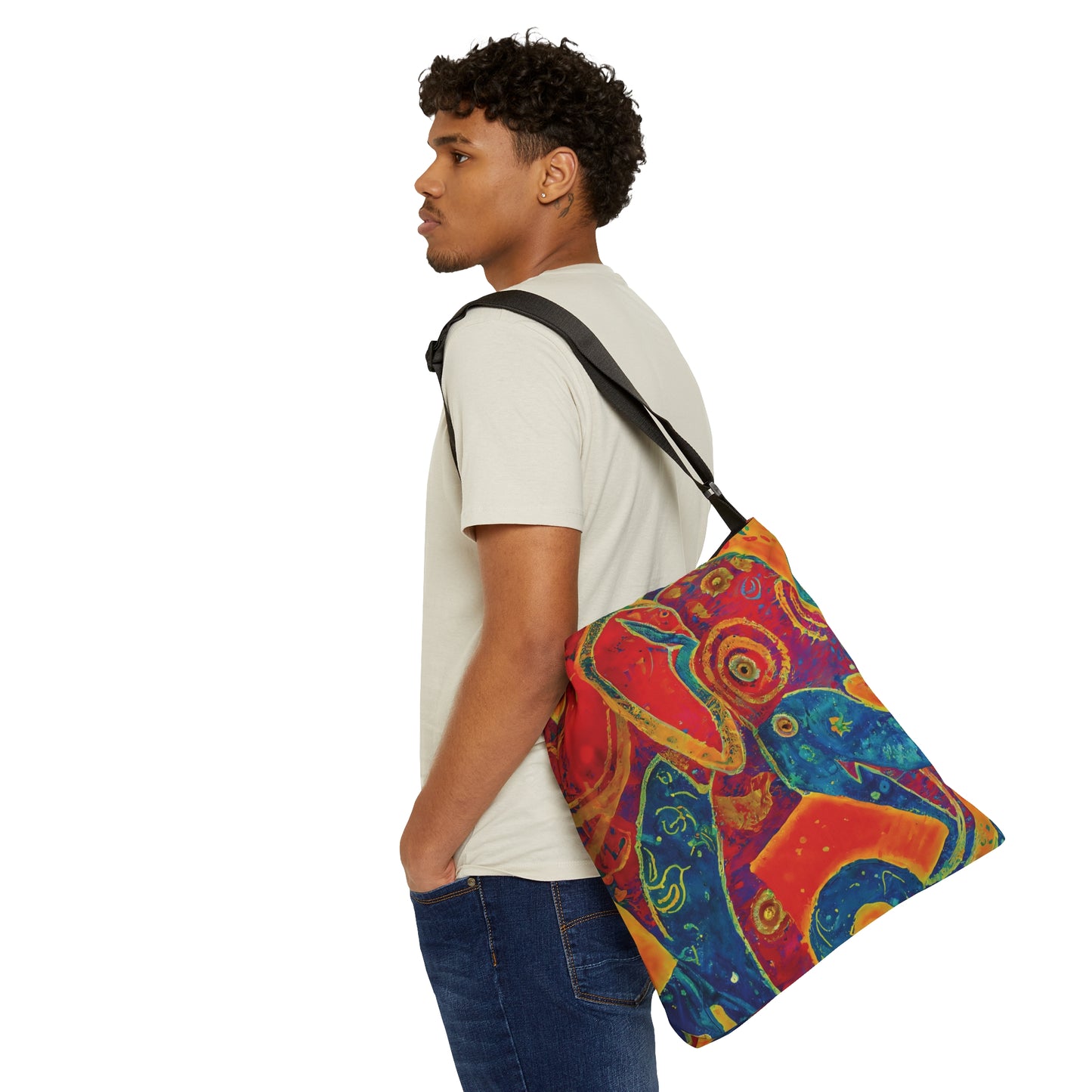 Elephant Regalia Adjustable Tote Bag