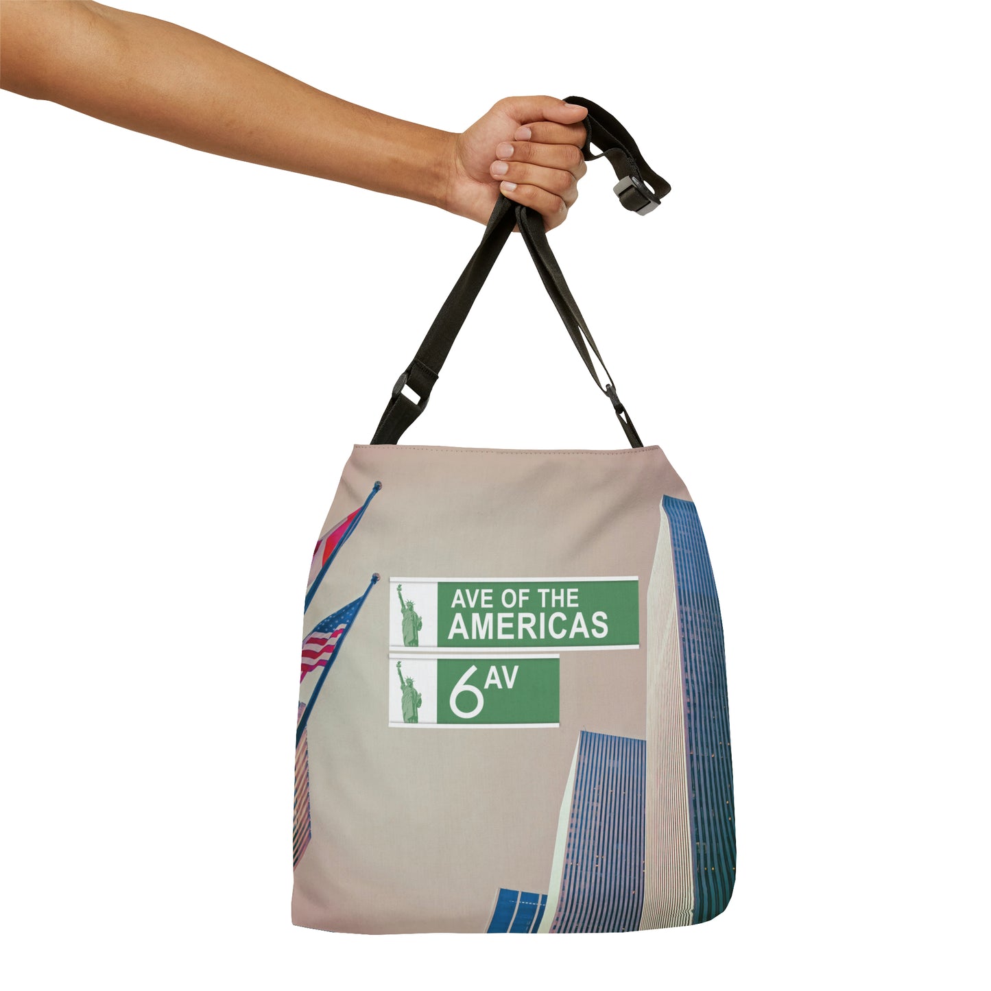 Avenue of the Americas Adjustable Tote Bag