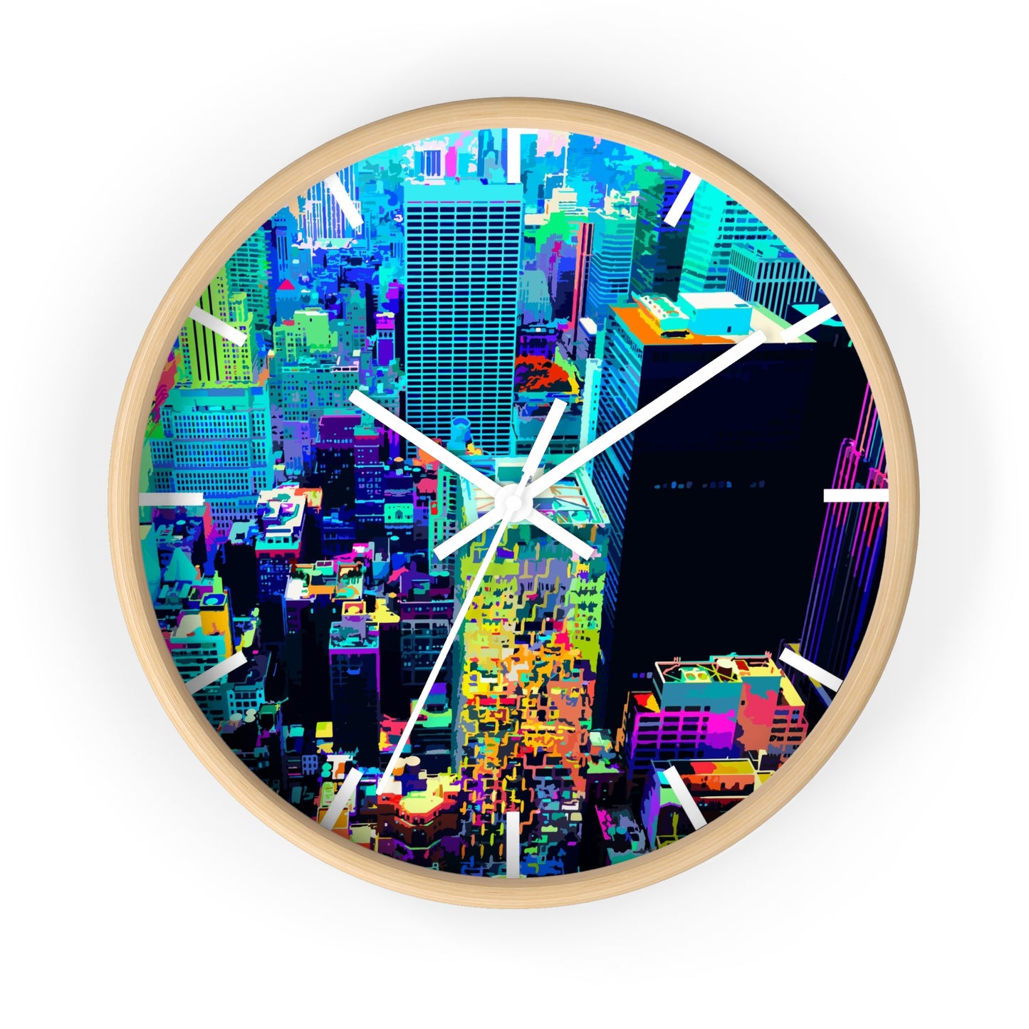 Manhattan Wall Clock - vrmediadecor.vrmedia.com.au