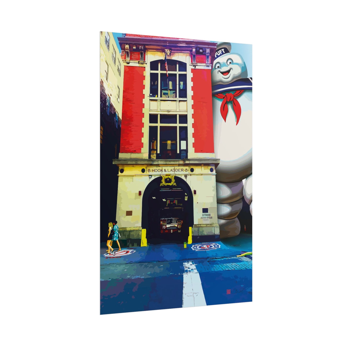 Hook & Ladder 8 - Pop Culture Rolled Poster