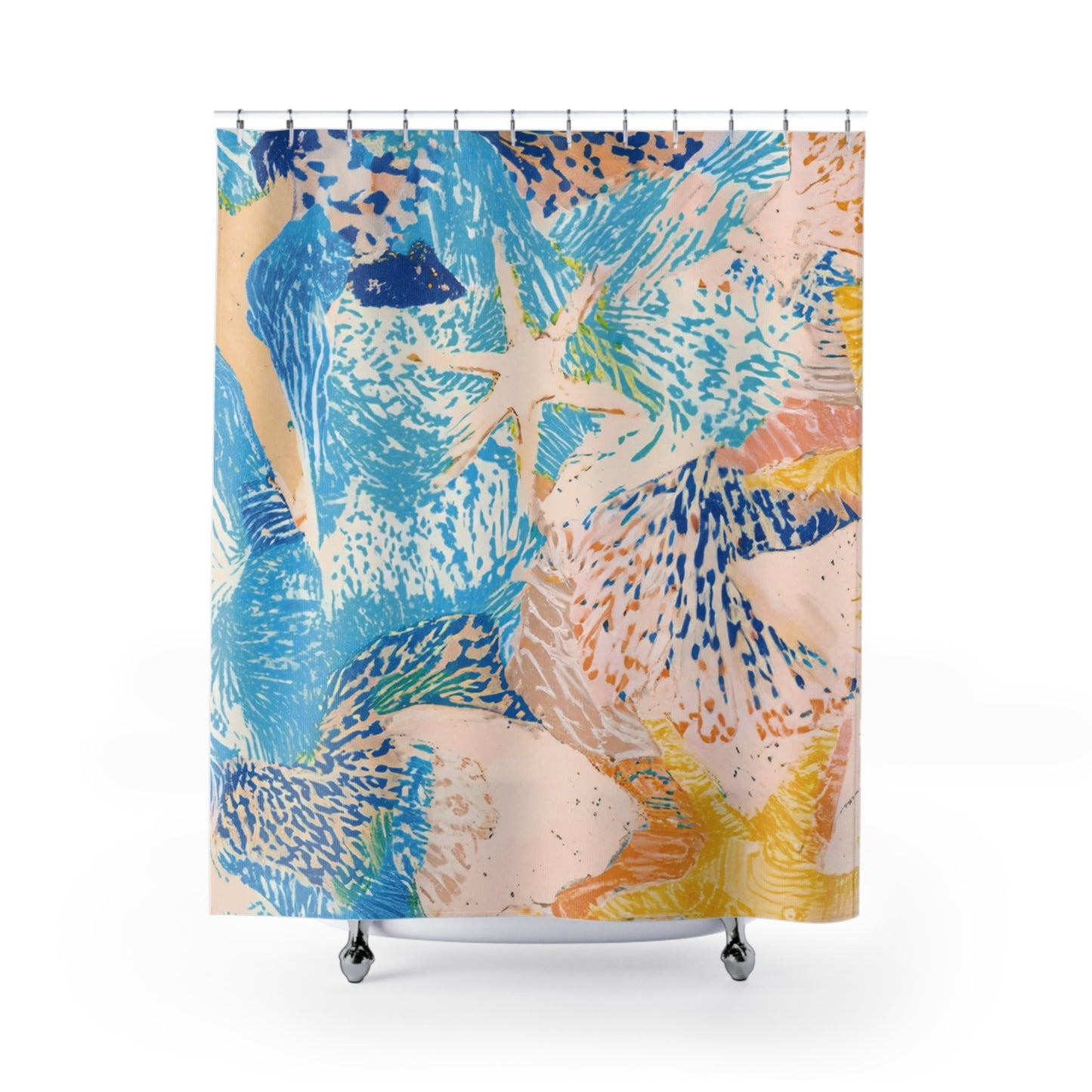Starfish Shower Curtain - vrmediadecor.vrmedia.com.au
