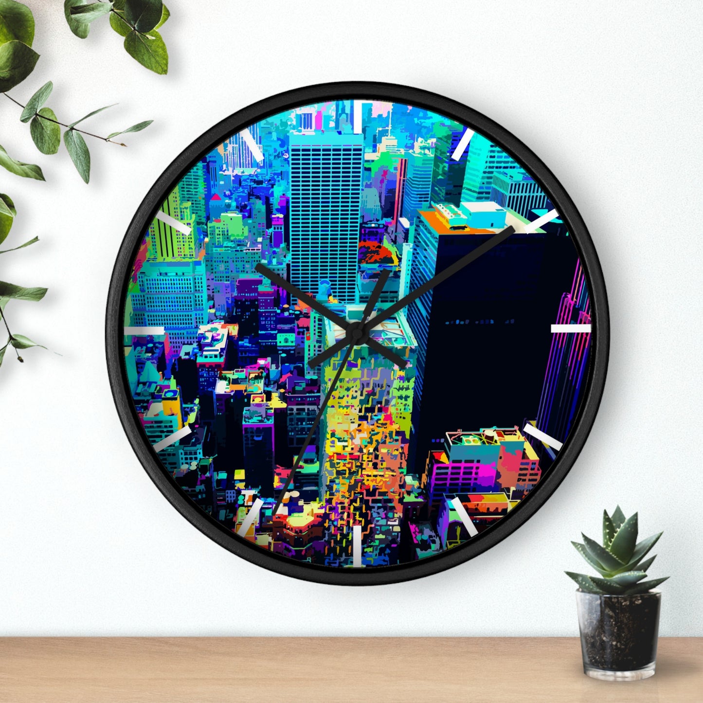 Manhattan Wall Clock - vrmediadecor.vrmedia.com.au