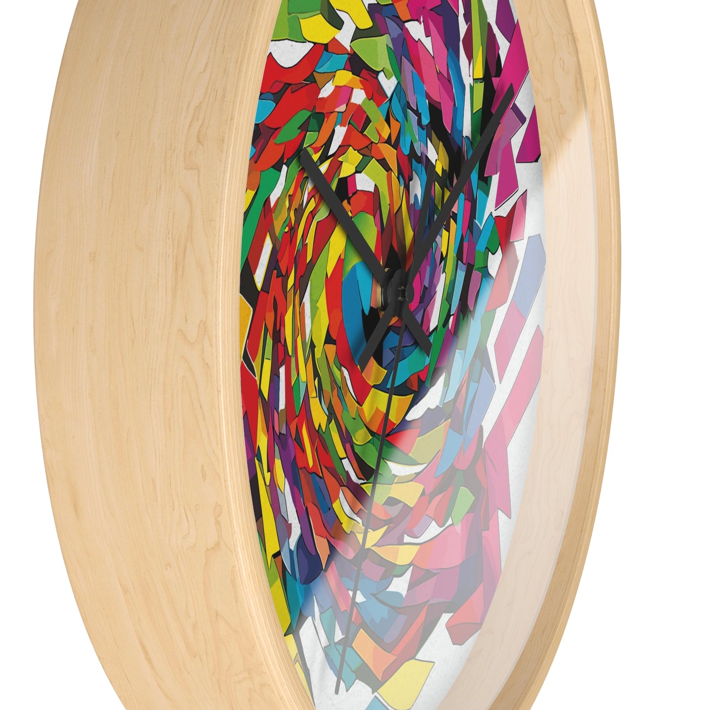 Primary Wave Wall Clock - vrmediadecor.vrmedia.com.au