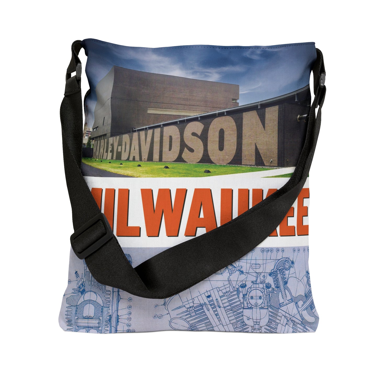 Road Trip Adjustable Tote Bag