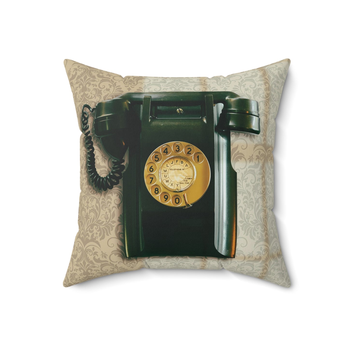 Echoes of Nostalgia Spun Polyester Square Pillow