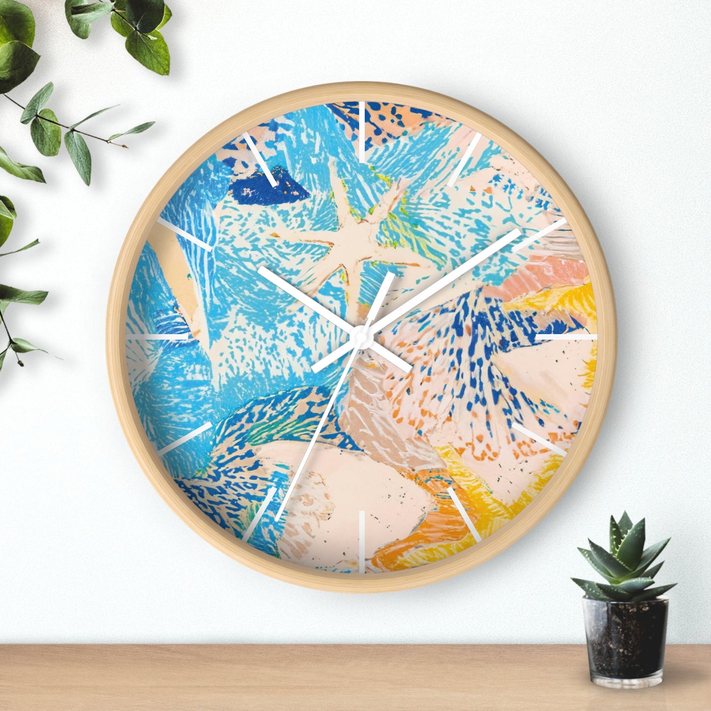 Starfish Wall Clock - vrmediadecor.vrmedia.com.au