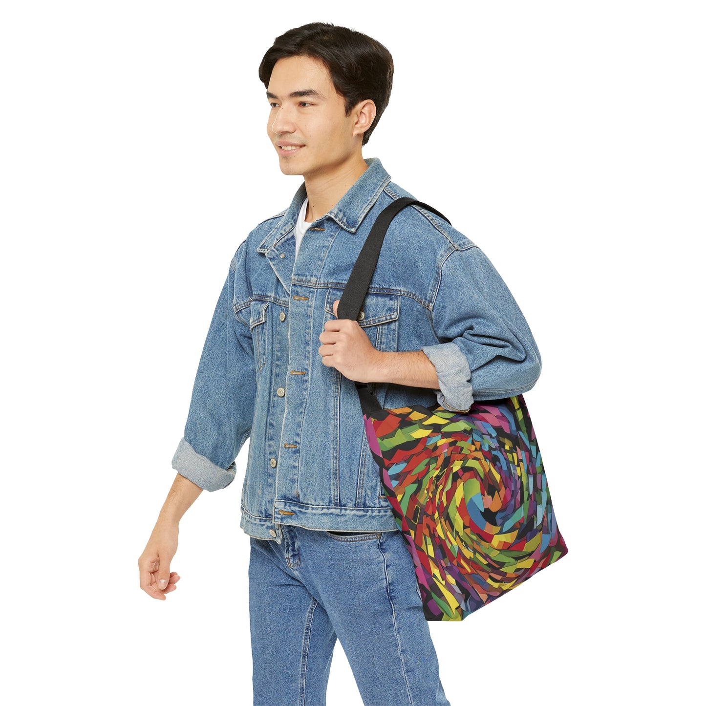 Primary Wave Adjustable Tote Bag