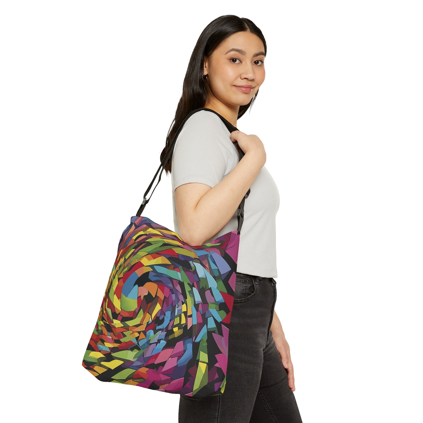 Primary Wave Adjustable Tote Bag