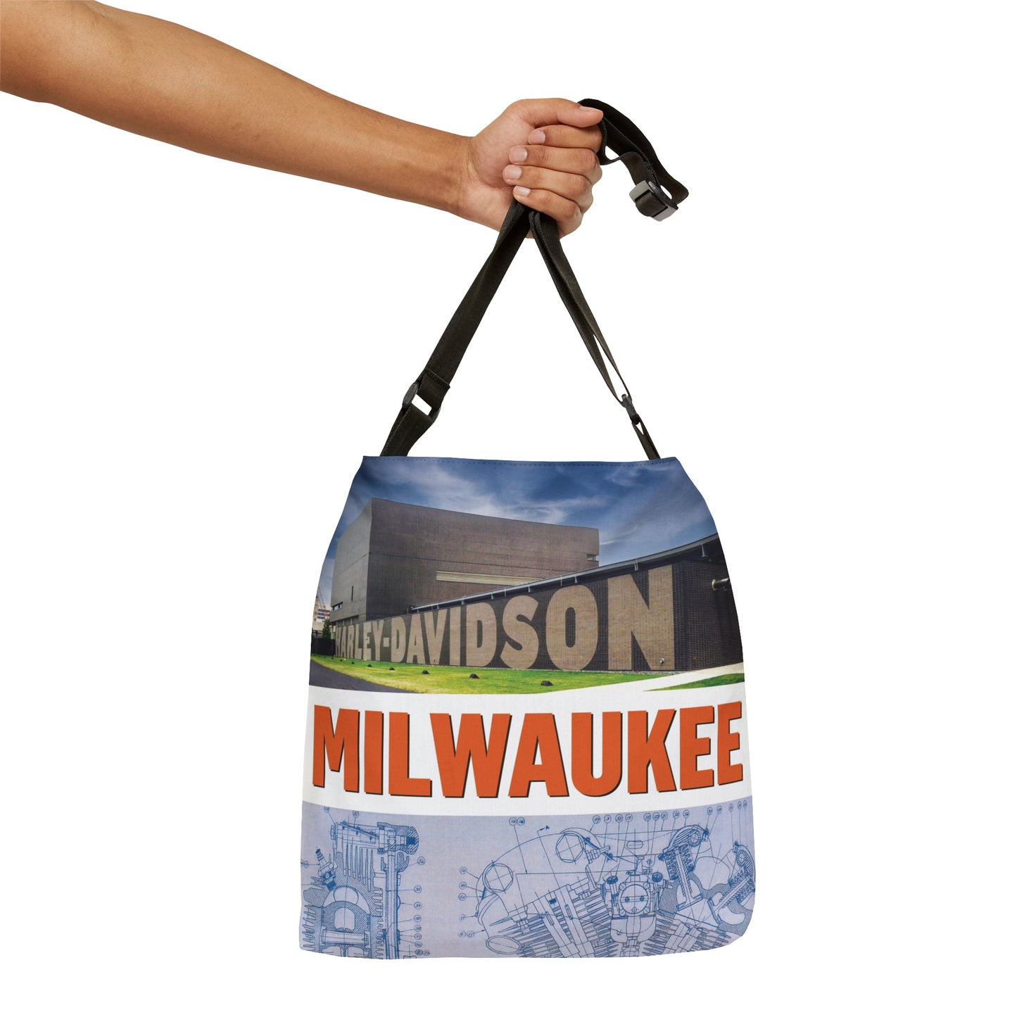 Road Trip Adjustable Tote Bag