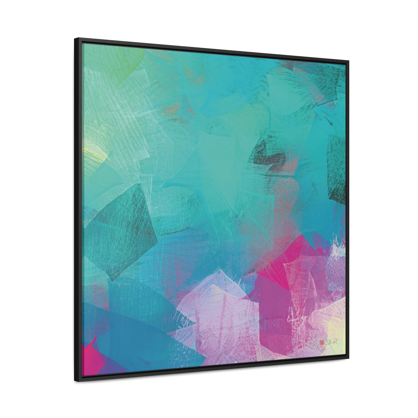 36x36" Framed Canvas Print: "It's Raining Outside" - vrmediadecor.vrmedia.com.au