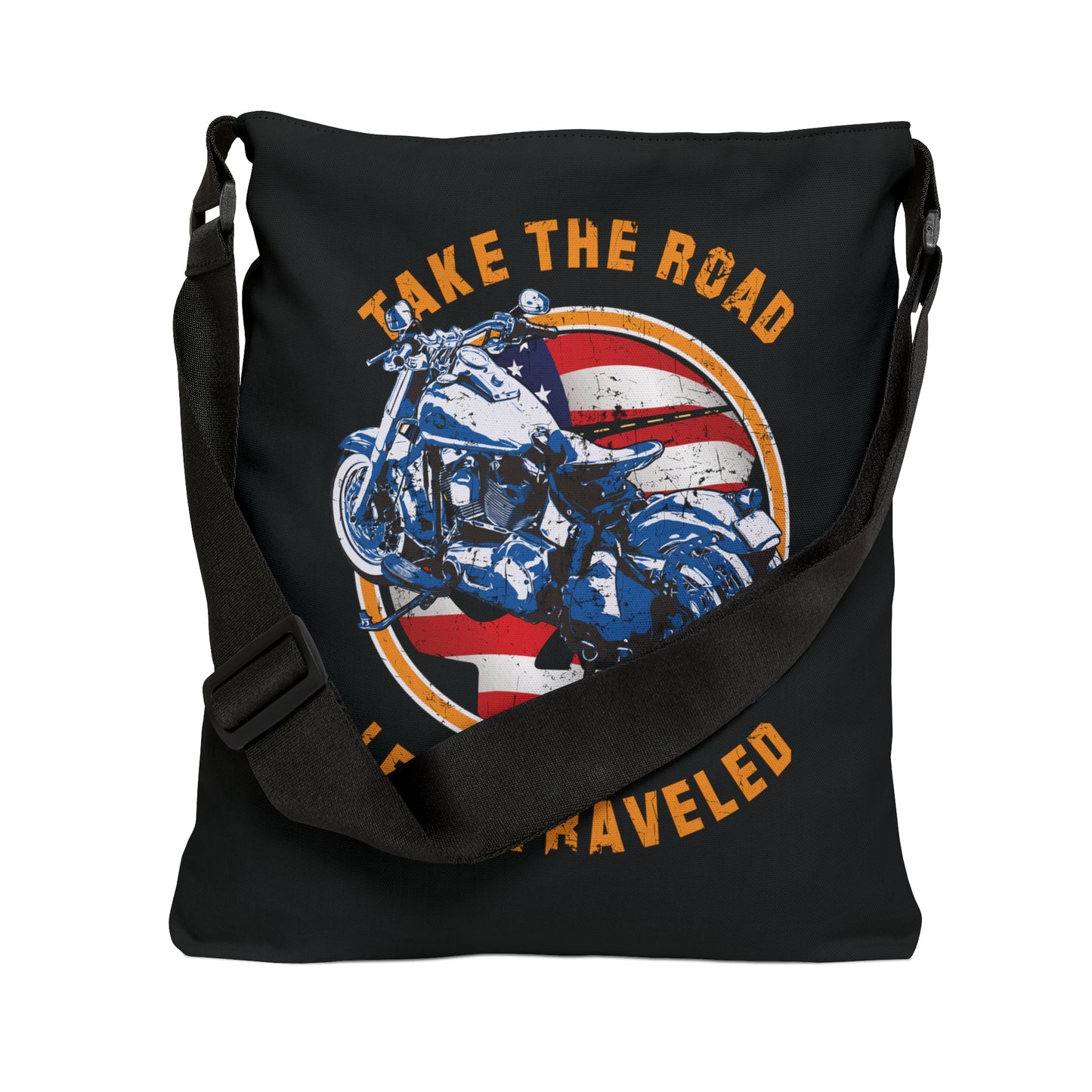 Take the Road Less Traveled Adjustable Tote Bag