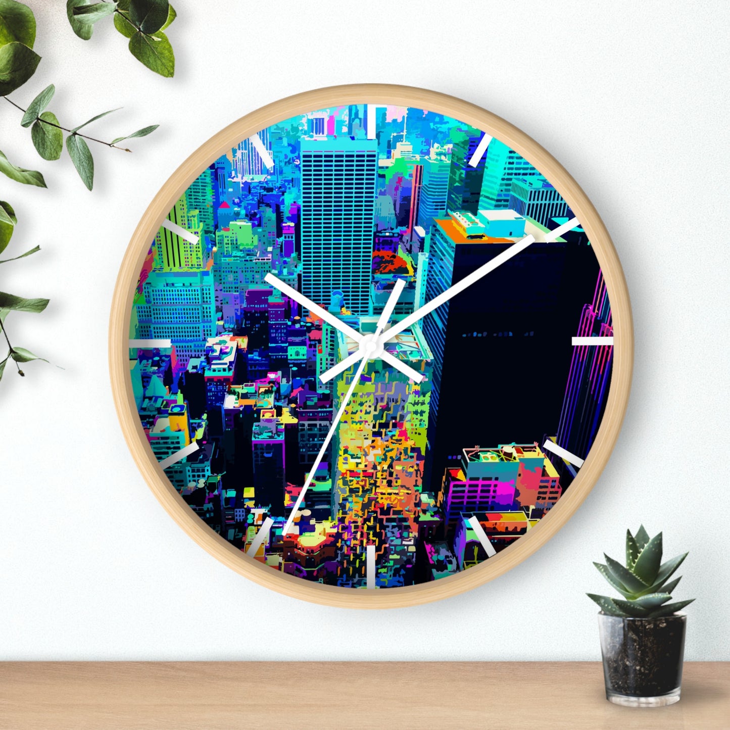 Manhattan Wall Clock - vrmediadecor.vrmedia.com.au