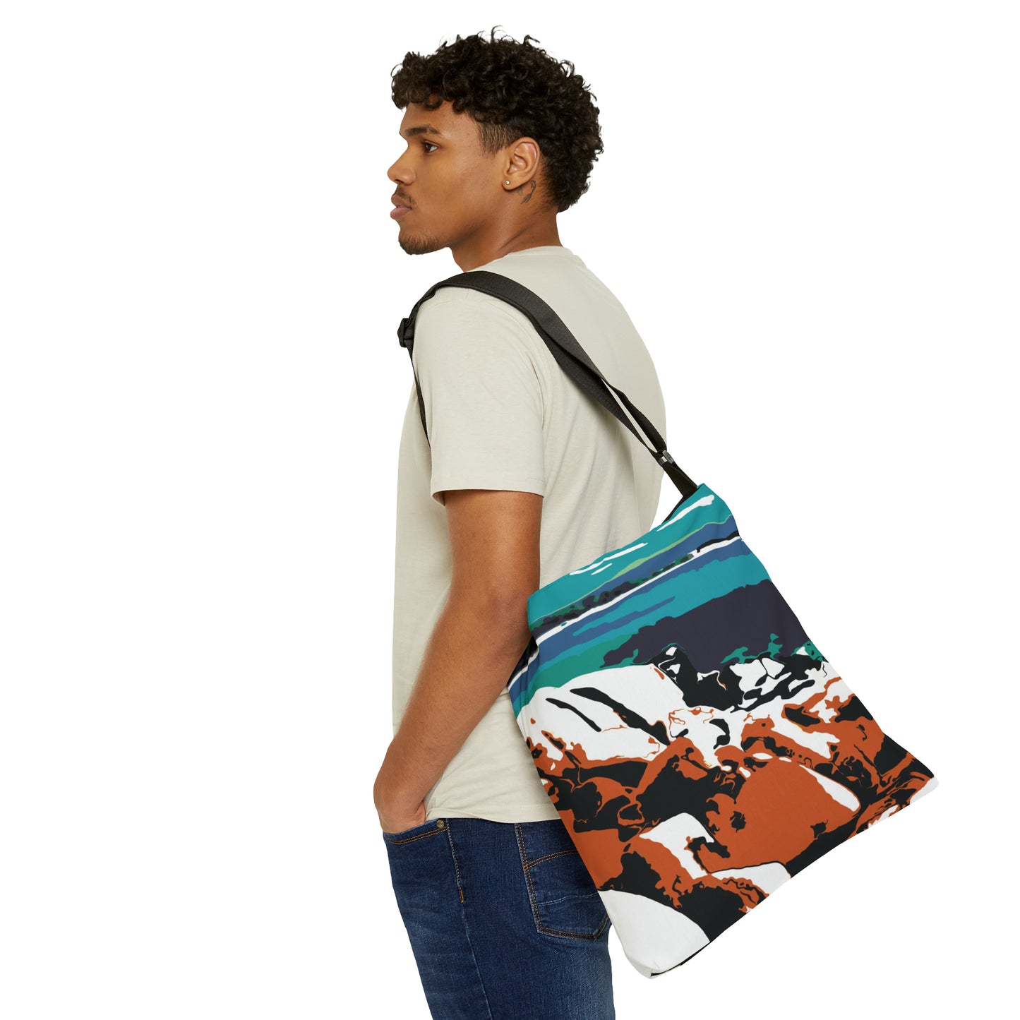 Bay of Fires Adjustable Tote Bag