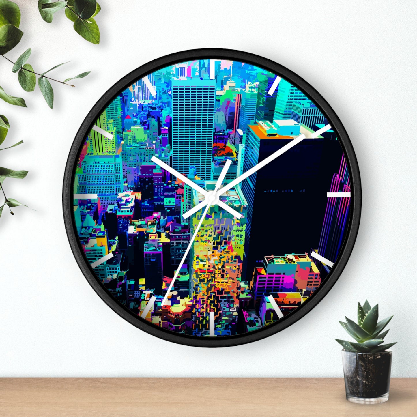 Manhattan Wall Clock - vrmediadecor.vrmedia.com.au