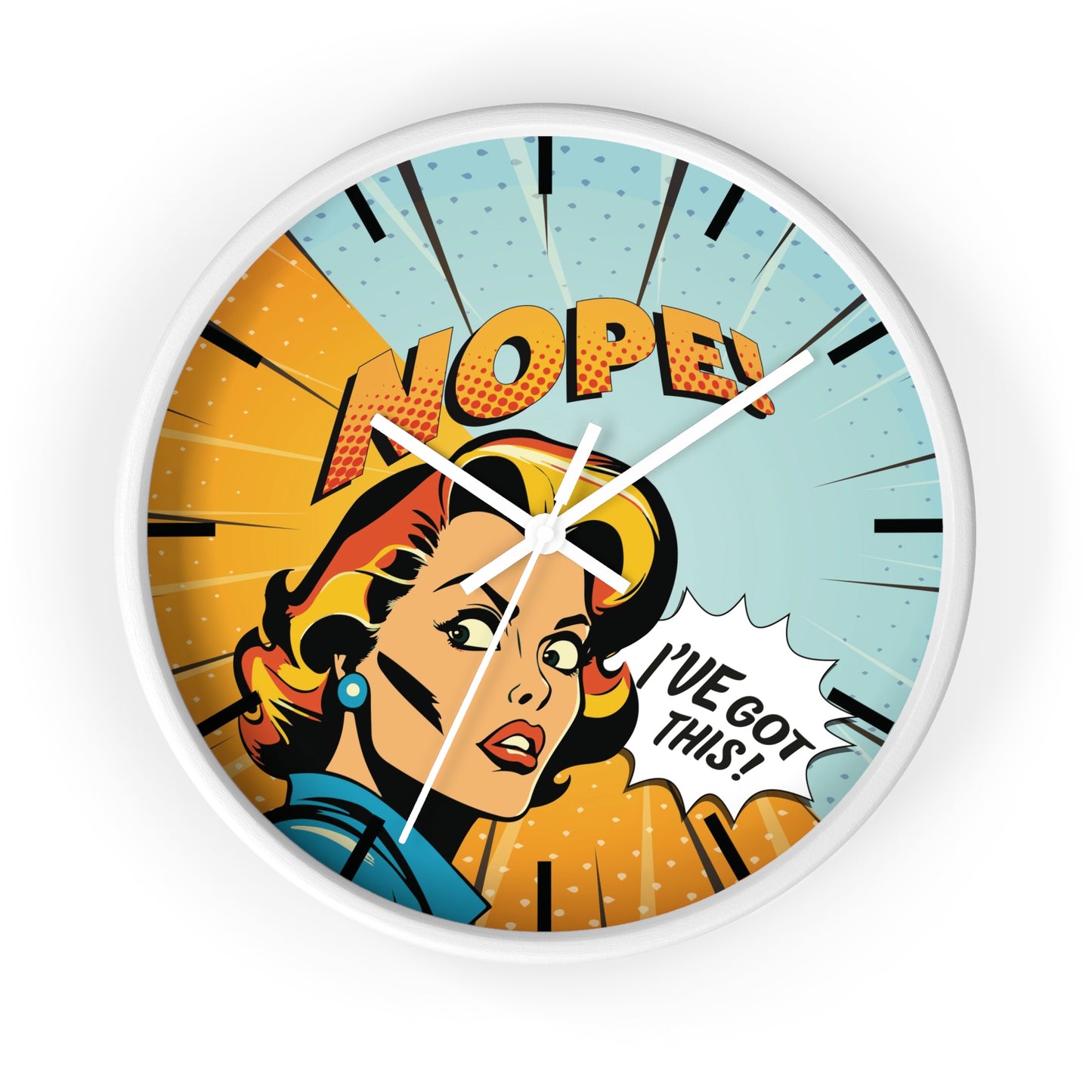 I've got this! - Wall Clock - vrmediadecor.vrmedia.com.au