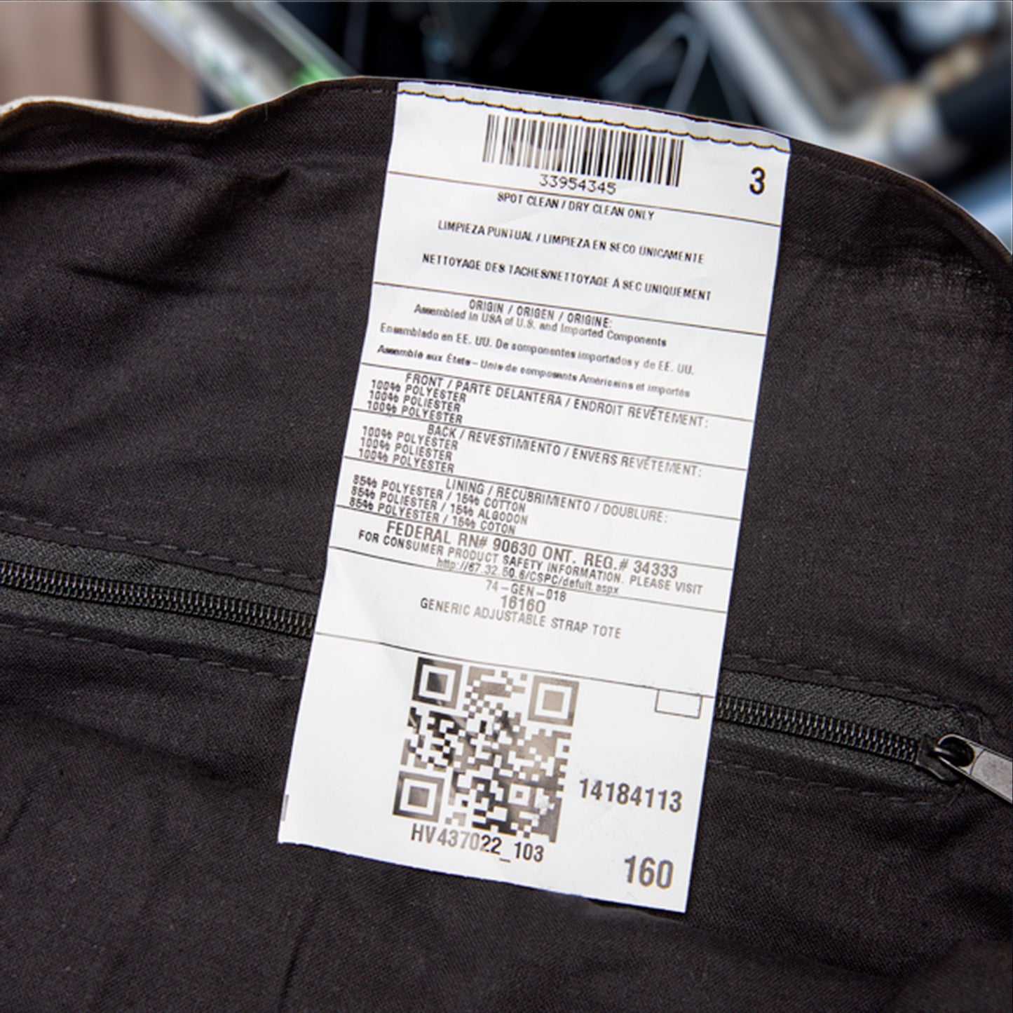 Road Trip Adjustable Tote Bag