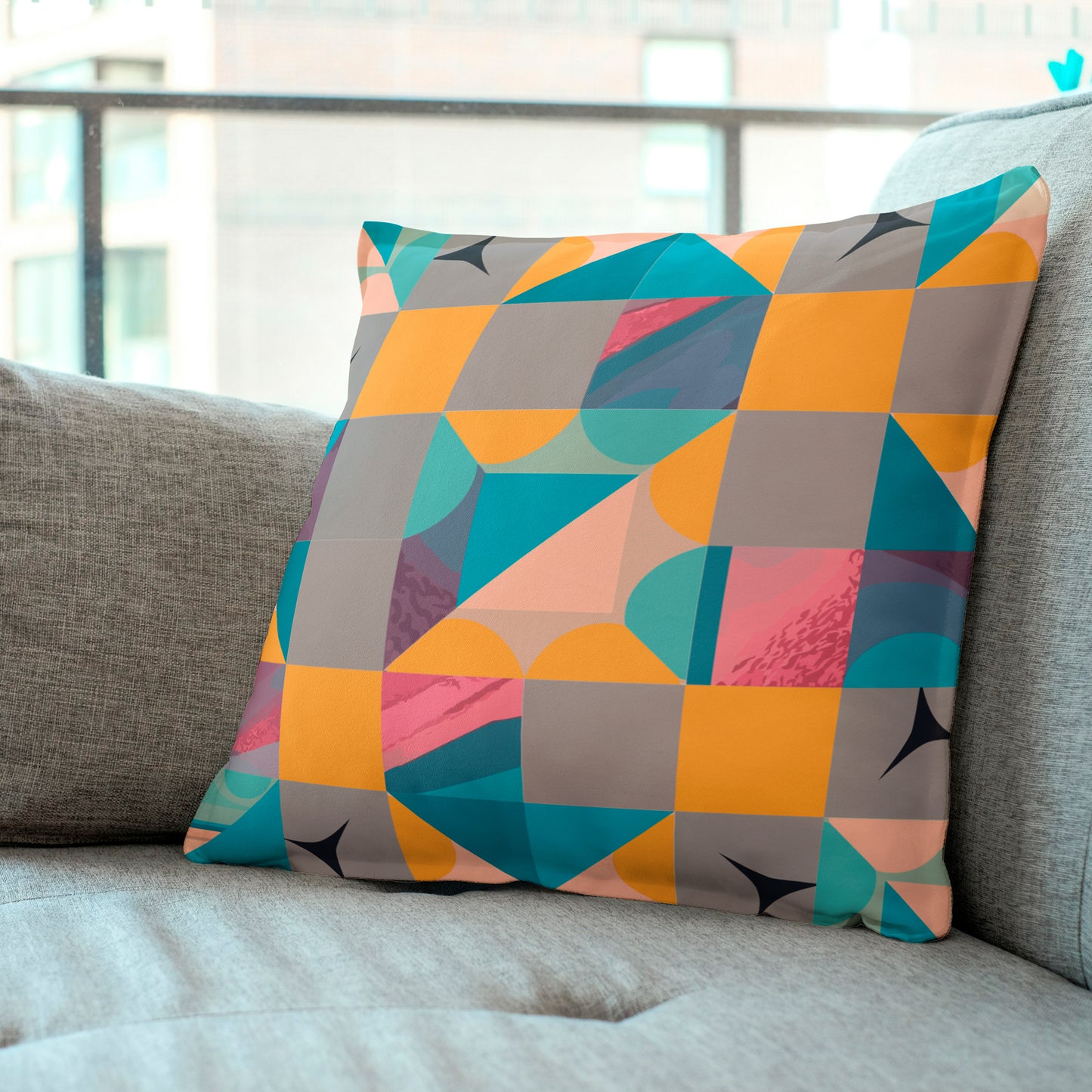 Captured Moments Spun Polyester Square Pillow
