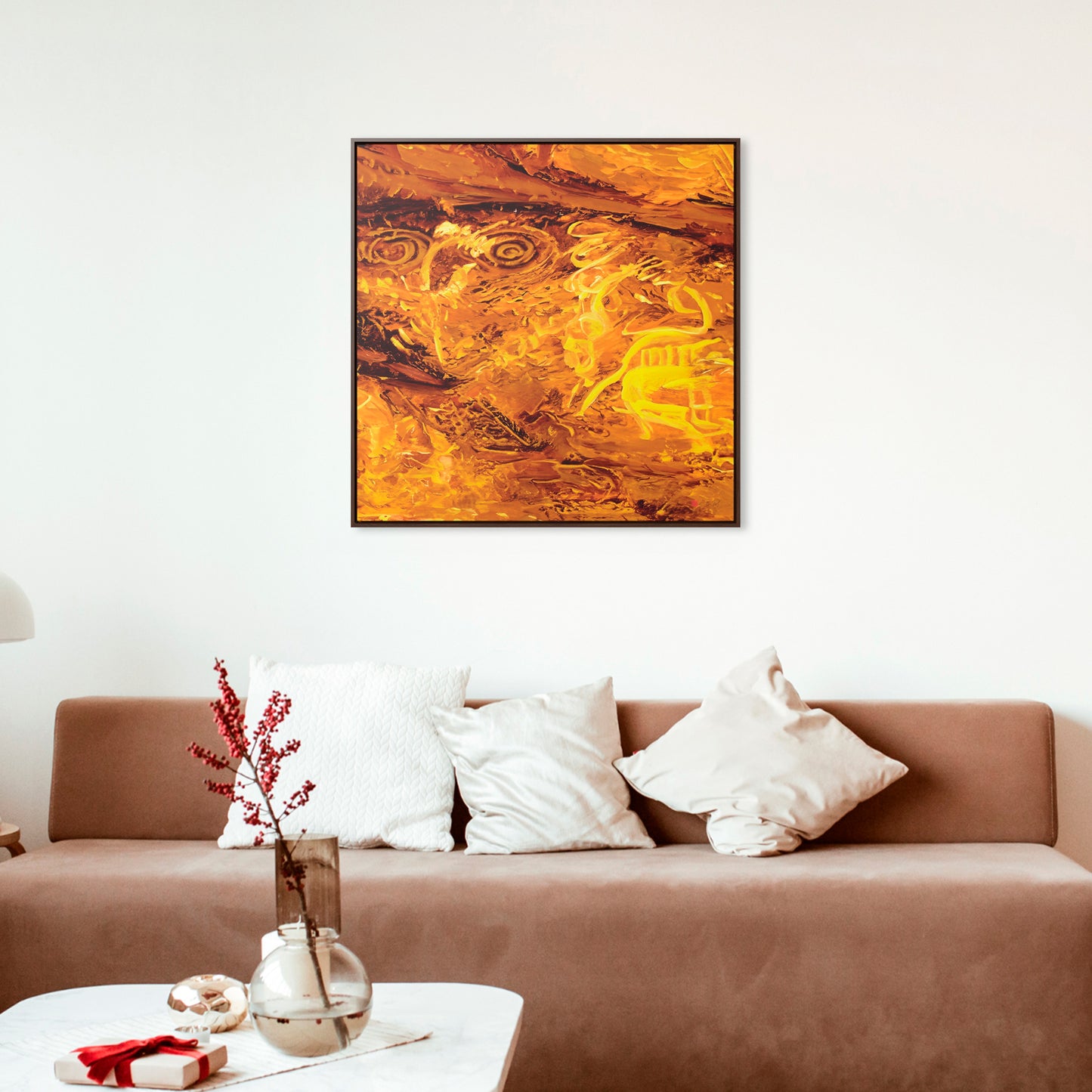 36x36" Framed Canvas Print: "Dreaming" - vrmediadecor.vrmedia.com.au