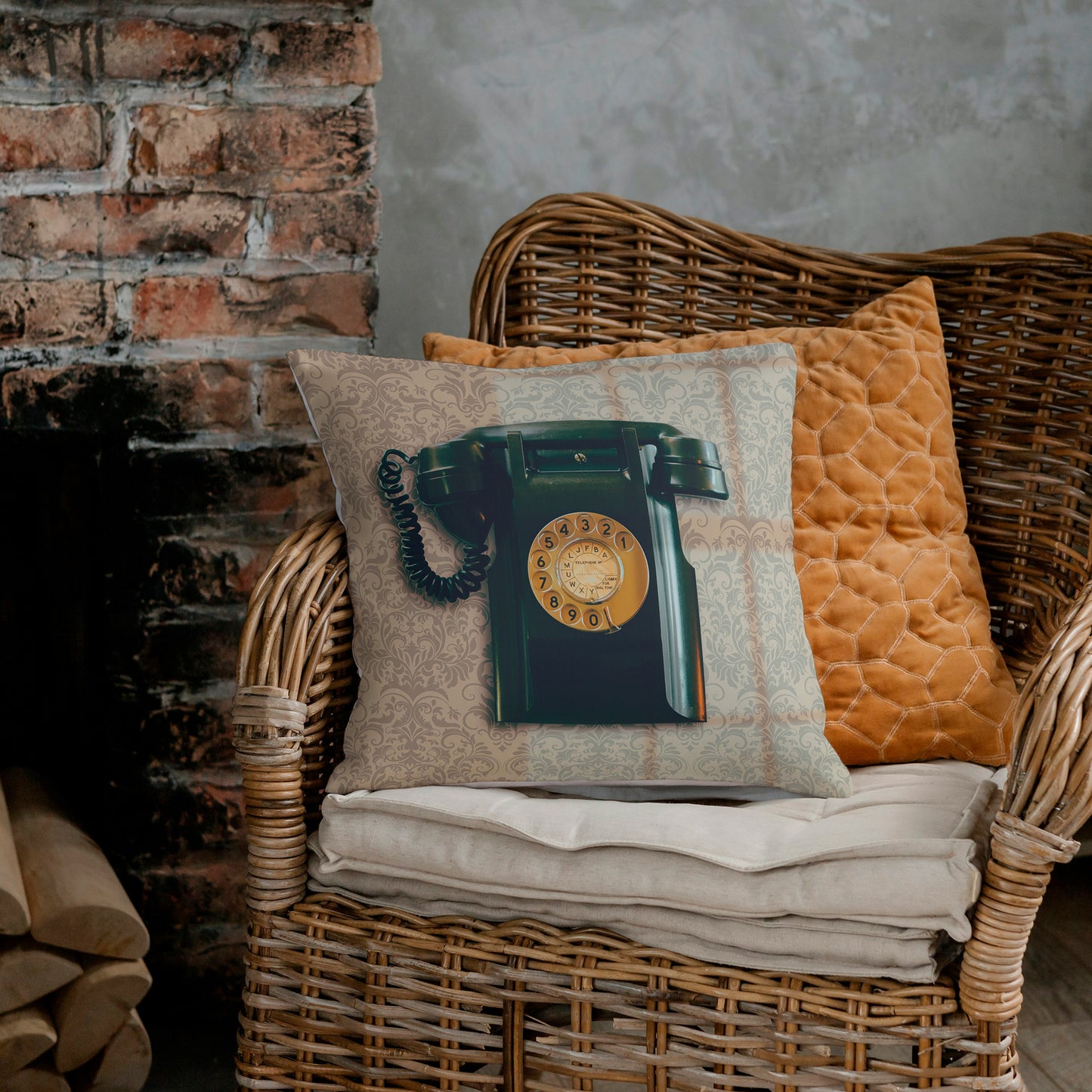 Echoes of Nostalgia Spun Polyester Square Pillow
