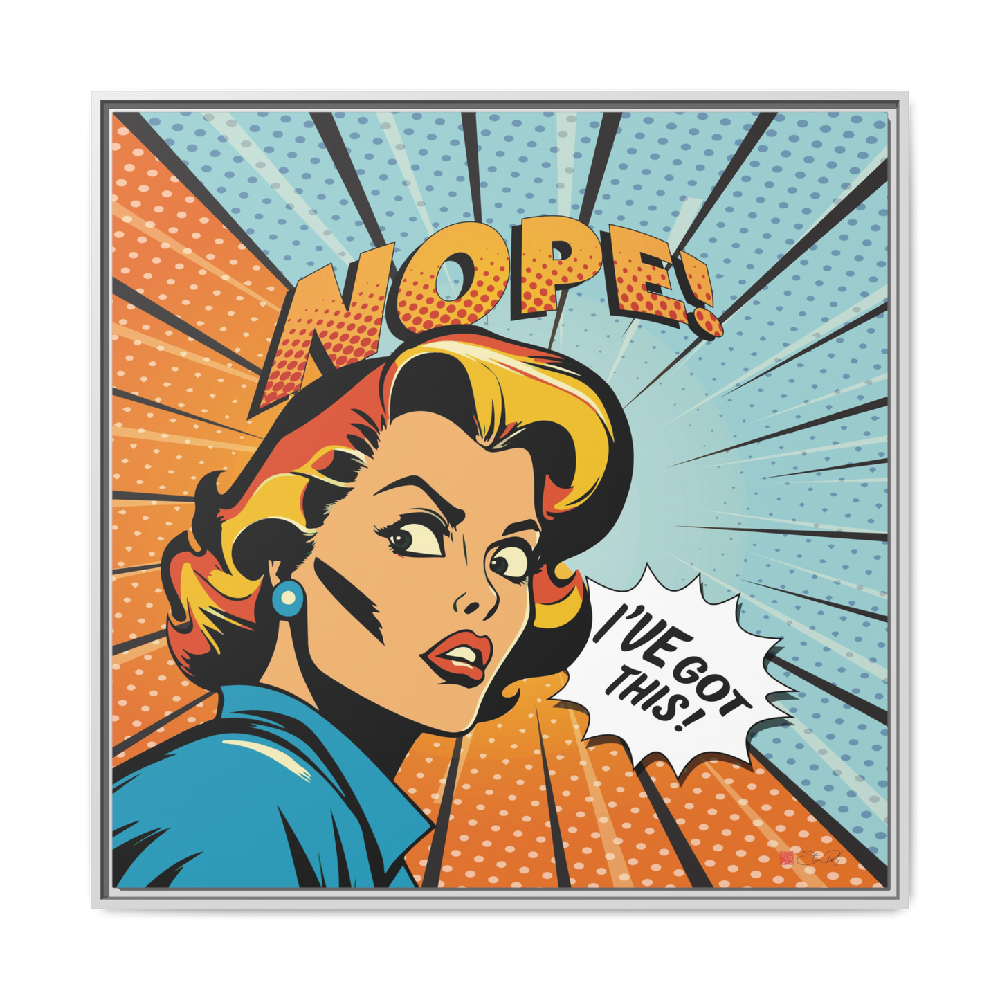 I've got this! - 36x36" Framed Canvas