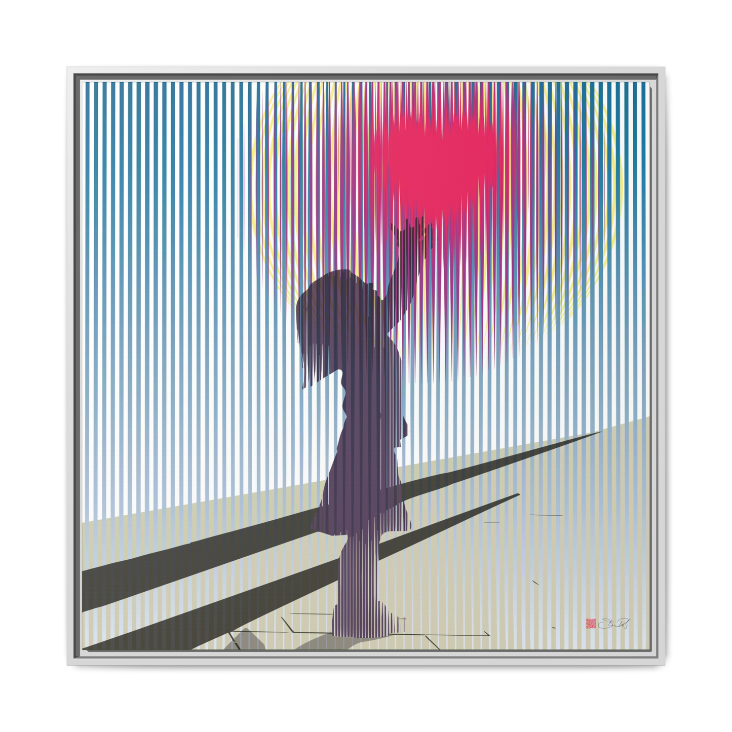 Reach - 36x36" Framed Canvas