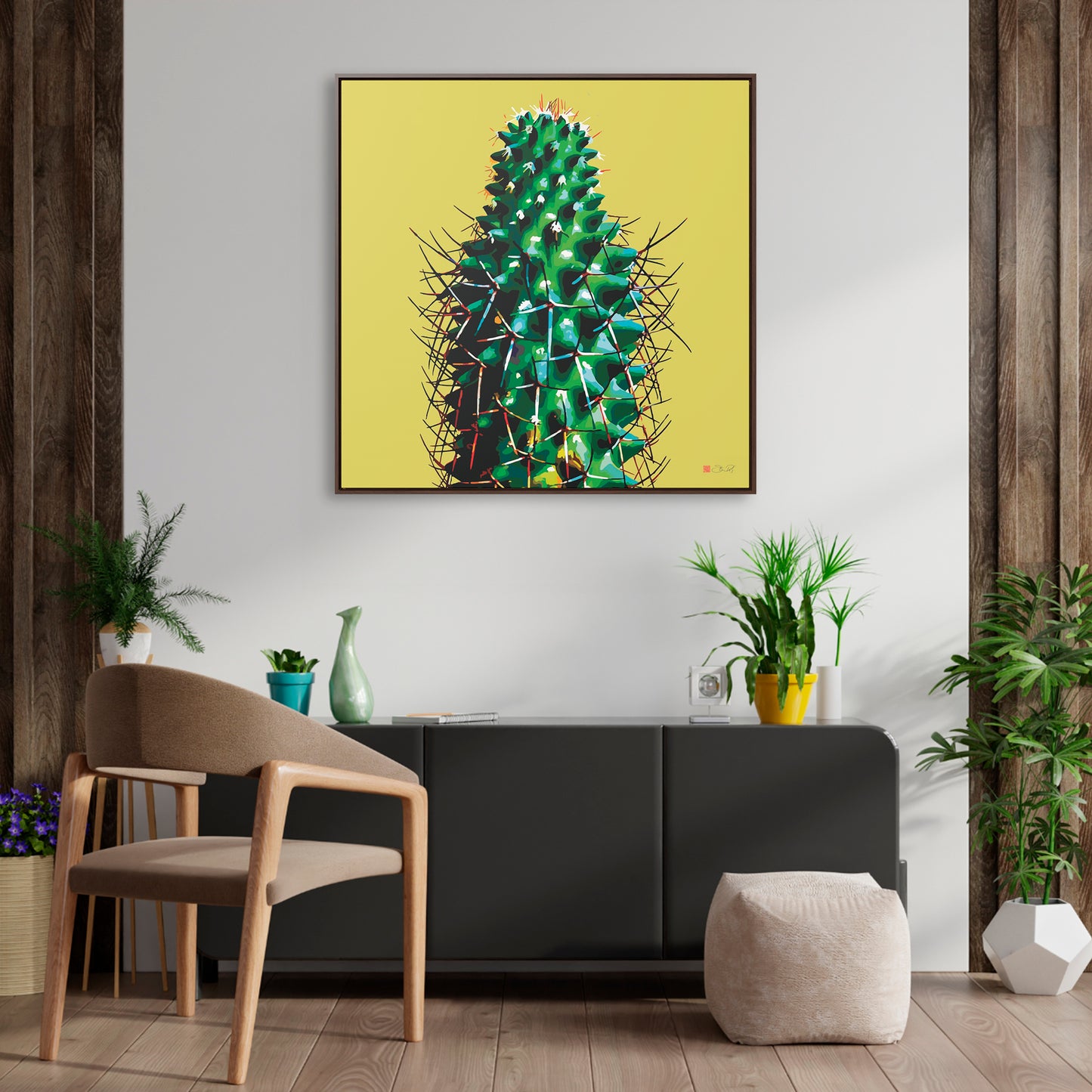 36x36" Framed Canvas Print: "Give Me Space" - vrmediadecor.vrmedia.com.au