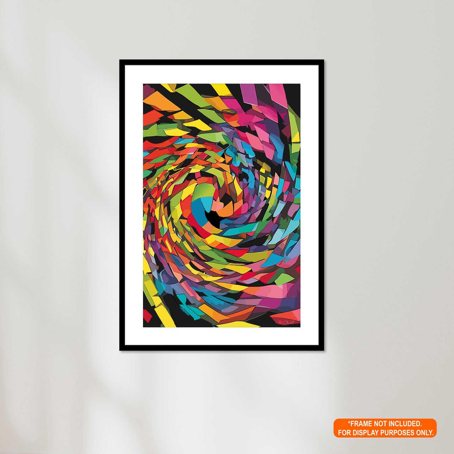 Primary Wave - Abstract Art Rolled Poster