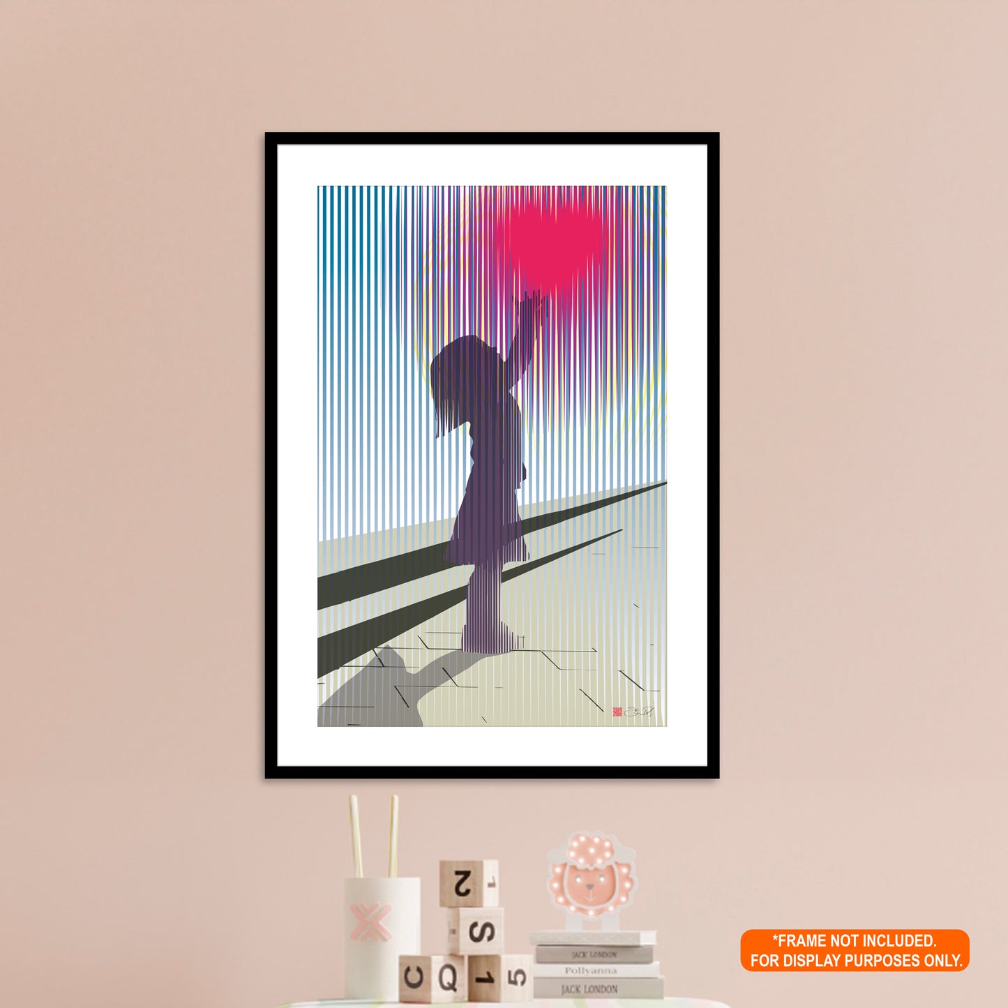 Reach - Minimalist Art Rolled Poster