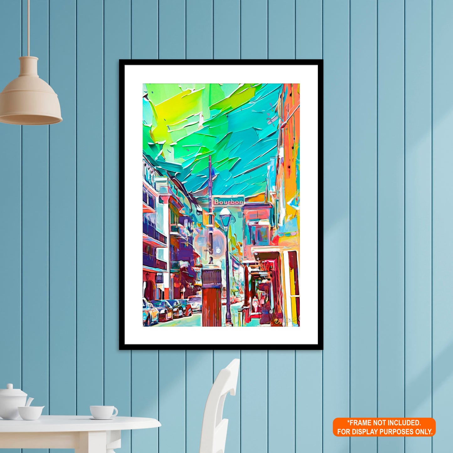 The French Quarter - Neo-Impressionist Art Rolled Poster