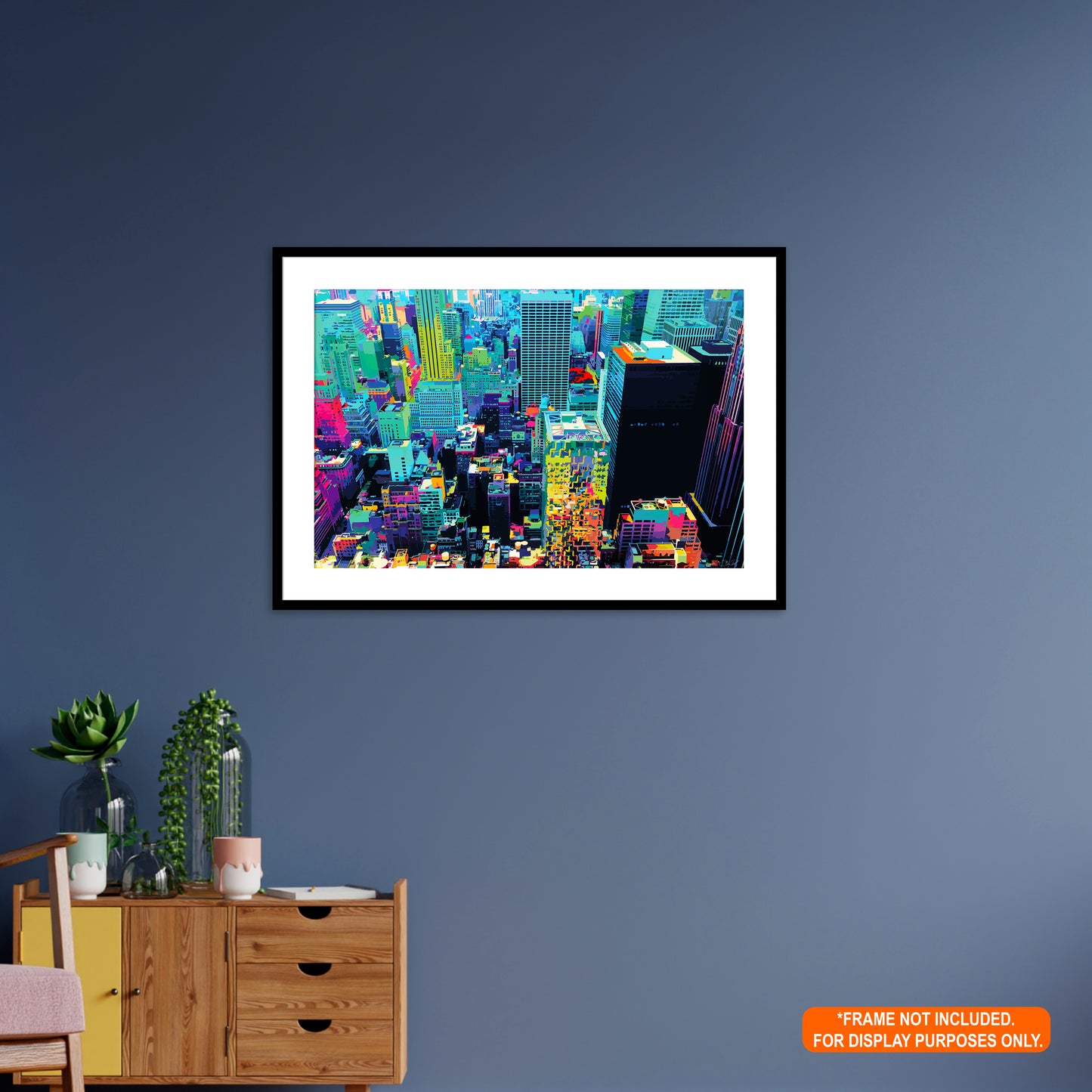 Manhattan - Psychedelic Art Rolled Poster