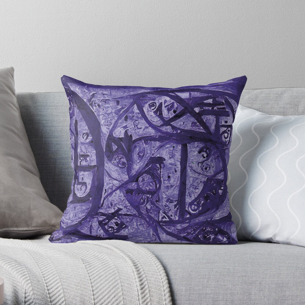 Cycles of Strength Spun Polyester Square Pillow