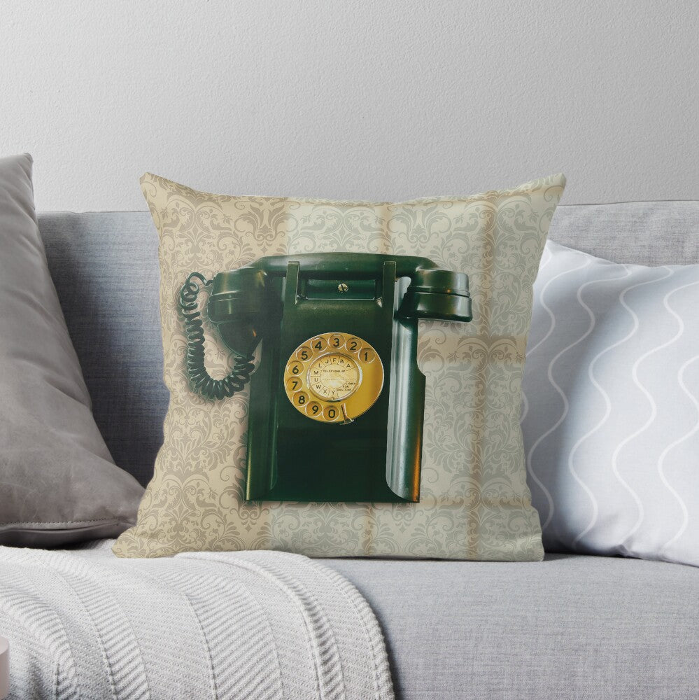 Echoes of Nostalgia Spun Polyester Square Pillow
