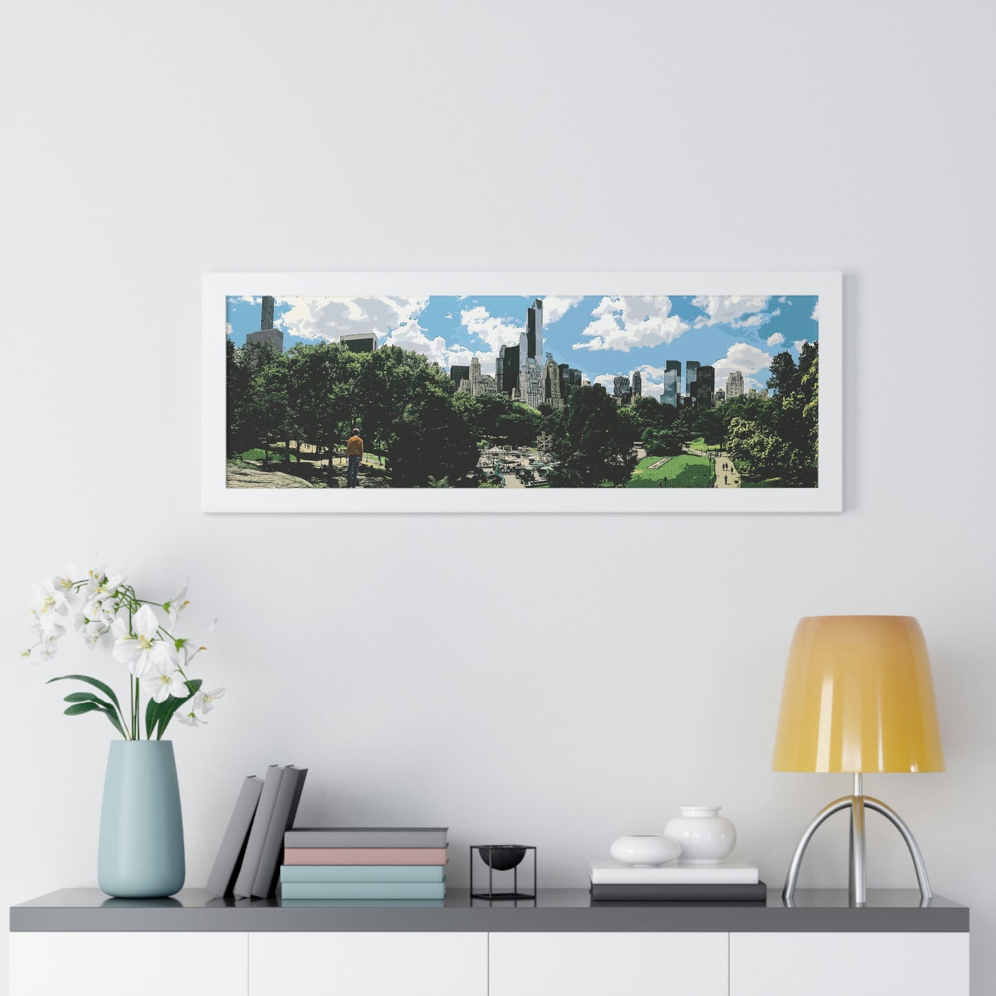 Explorer. Central Park New York United States Framed Horizontal PrintExplore Central Park in style with our "Explorer" framed horizontal print. Handmade with care, this unique and vibrant print captures the essence of a boy's imaginatPosterSteveRileyArt.comYork United States Framed Horizontal Print