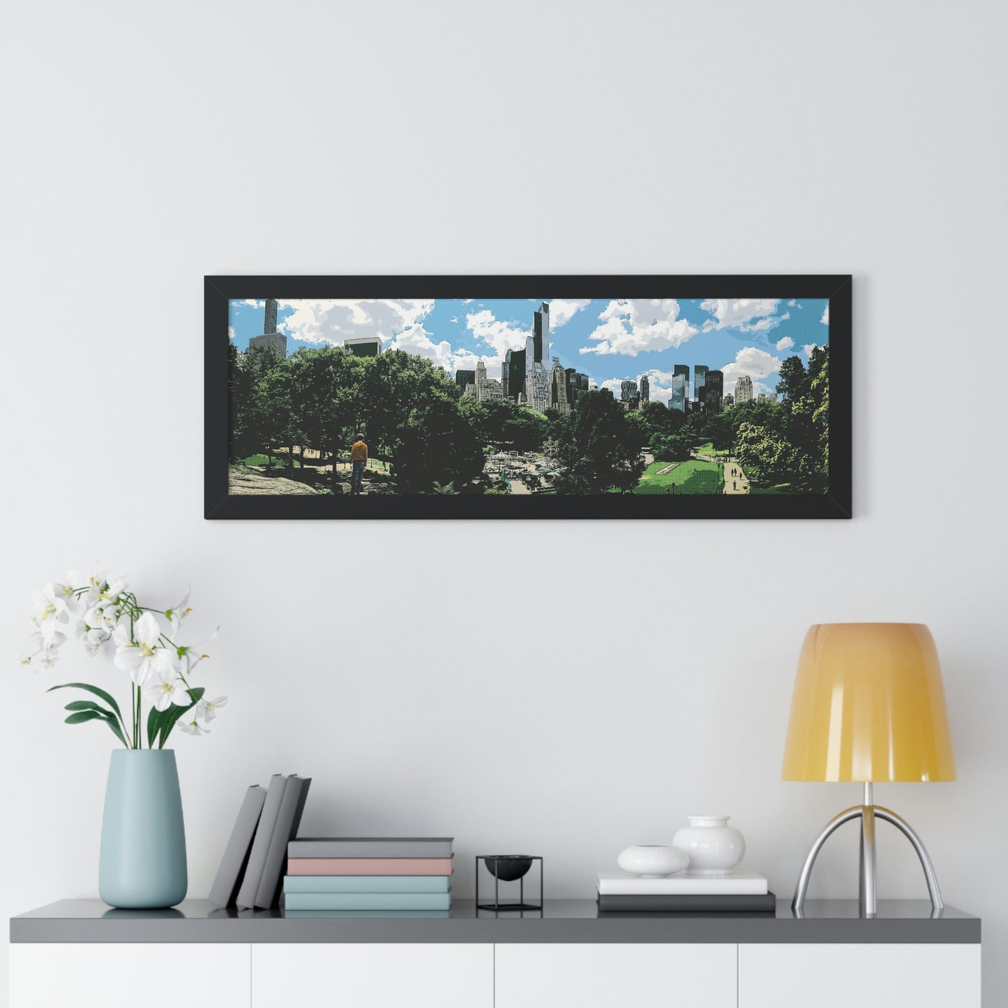 Explorer. Central Park New York United States Framed Horizontal PrintExplore Central Park in style with our "Explorer" framed horizontal print. Handmade with care, this unique and vibrant print captures the essence of a boy's imaginatPosterSteveRileyArt.comYork United States Framed Horizontal Print