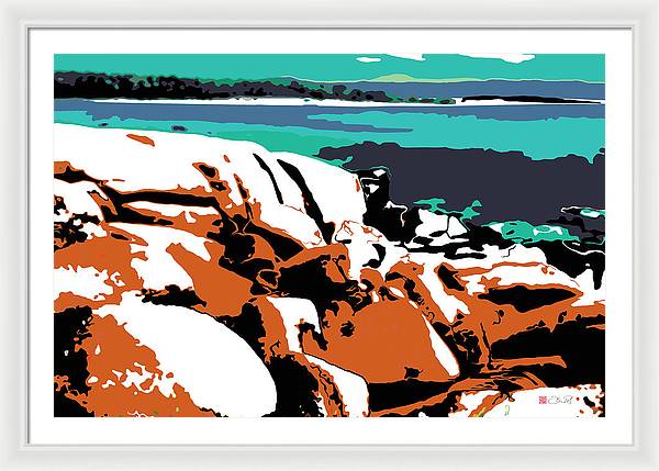 Bay of Fires - Framed Print - vrmediadecor.vrmedia.com.au