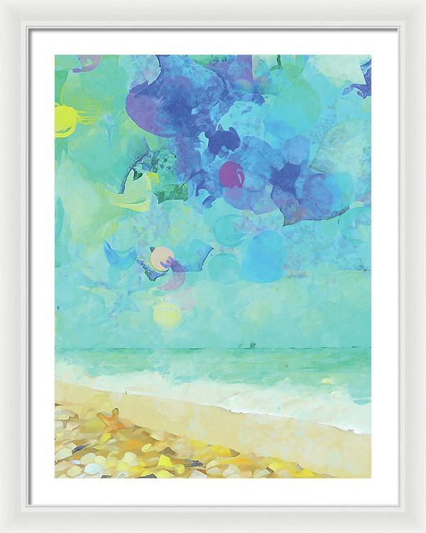 Beachcombing - Framed Print - vrmediadecor.vrmedia.com.au