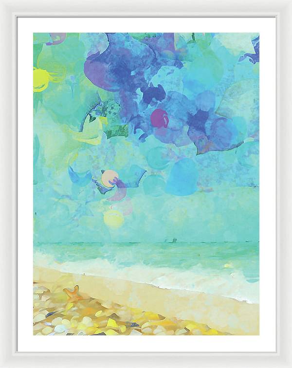 Beachcombing - Framed Print - vrmediadecor.vrmedia.com.au