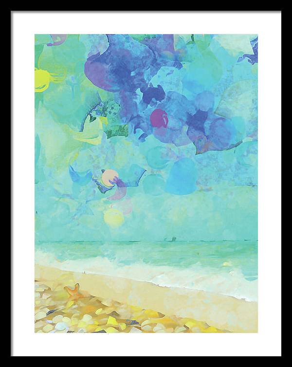 Beachcombing - Framed Print - vrmediadecor.vrmedia.com.au