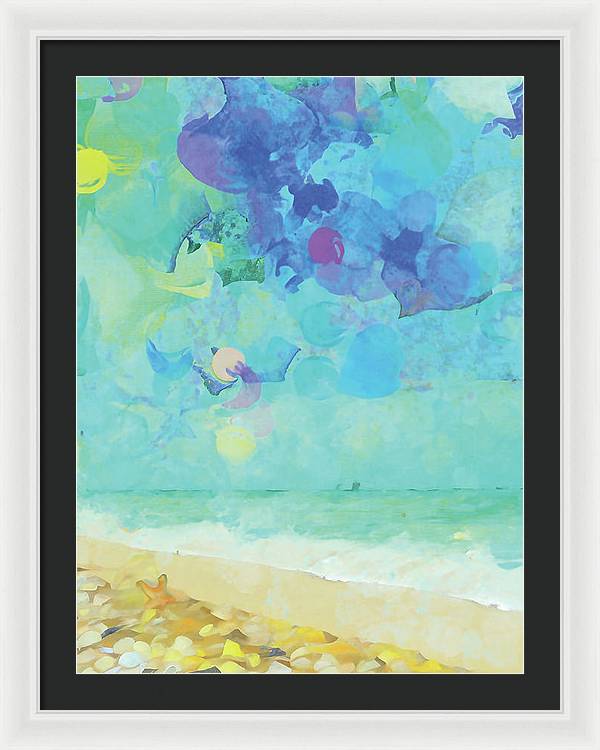Beachcombing - Framed Print - vrmediadecor.vrmedia.com.au